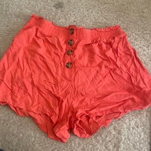 orange shorts